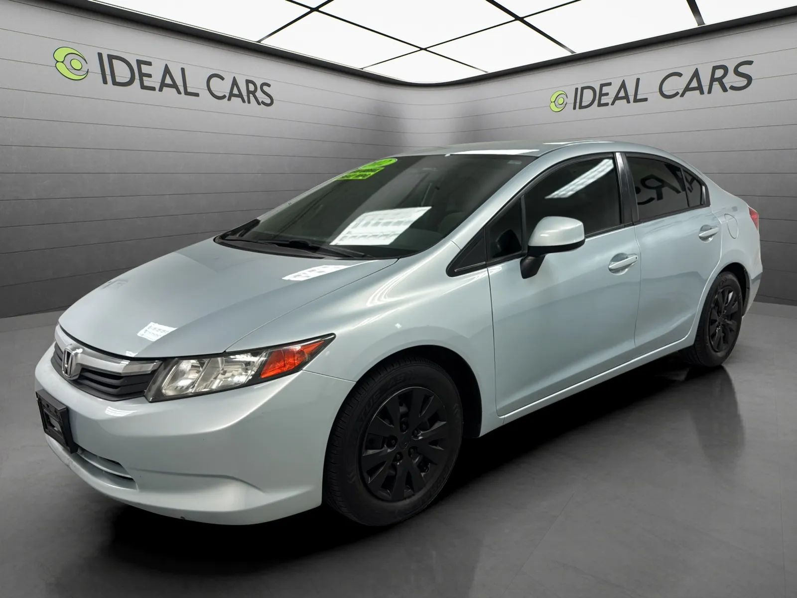 Blue 2012 Honda Civic Sedan Front-Wheel Drive Automatic