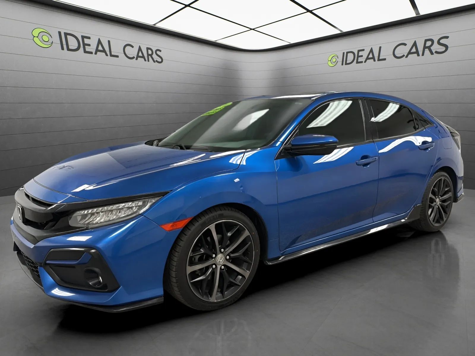 Blue 2020 Honda Civic Hatchback Hatchback Front-Wheel Drive Automatic