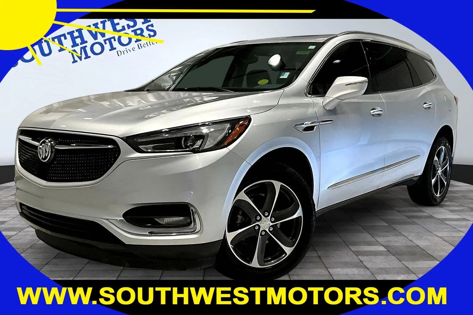 Silver 2021 Buick Enclave Essence FWD SUV / Crossover Front-Wheel Drive 9-Speed Automatic
