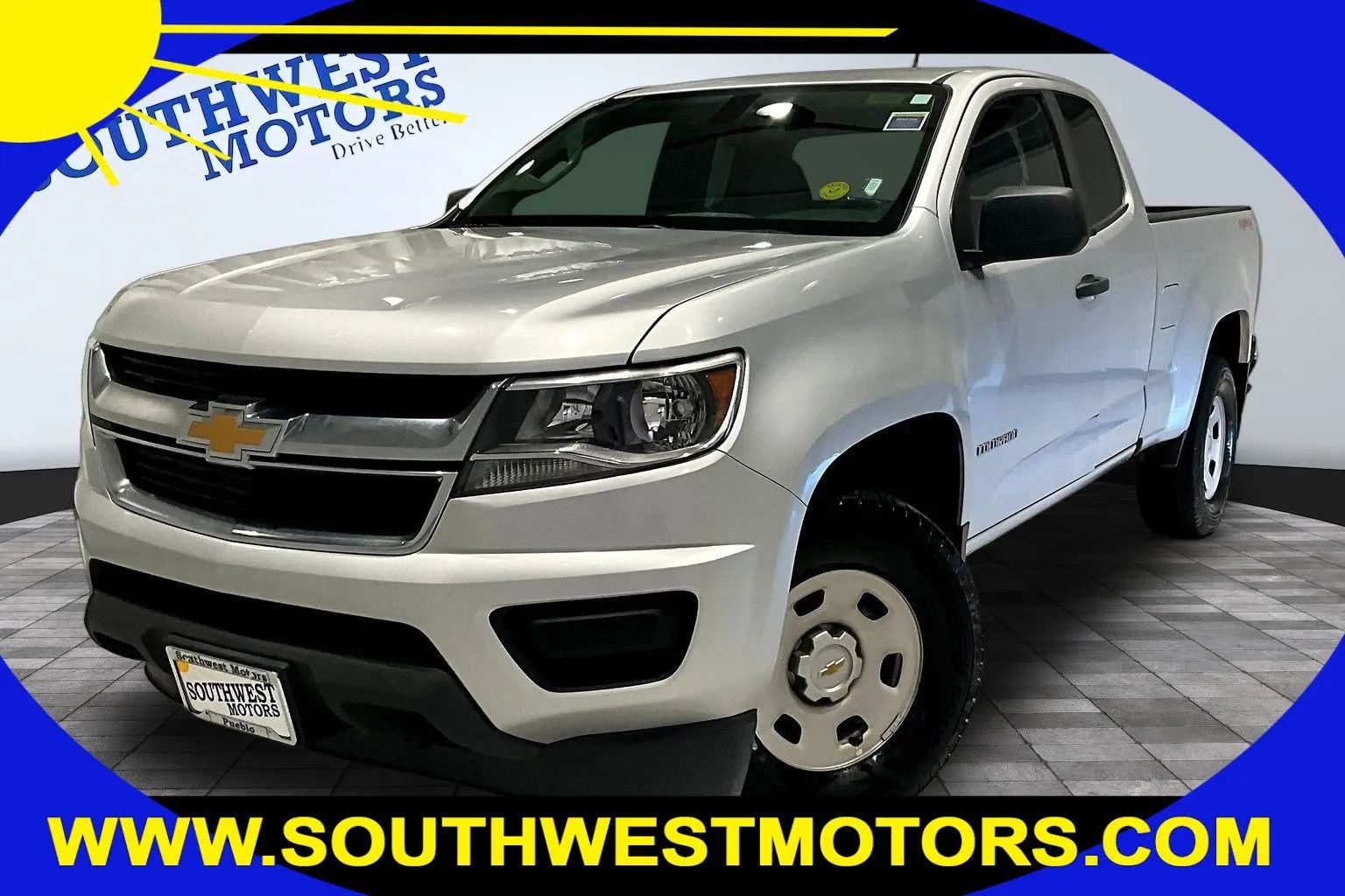 Silver 2020 Chevrolet Colorado Pickup Truck Four-Wheel Drive 8-Speed Automatic