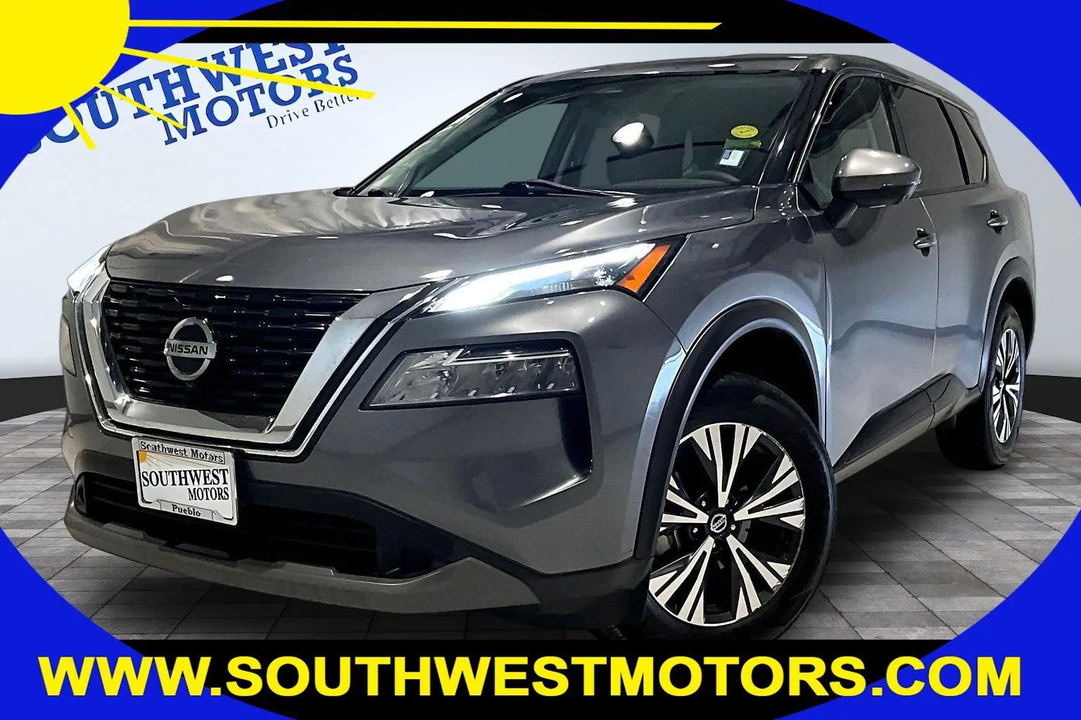 Gray 2021 Nissan Rogue SUV / Crossover Front-Wheel Drive