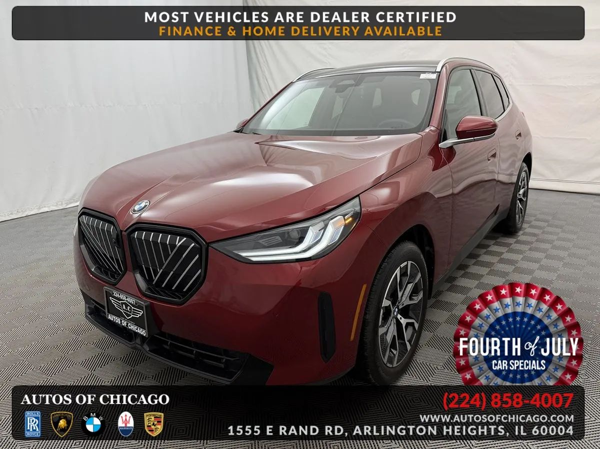 Vegas Red Metallic 2025 BMW X3 SUV / Crossover All-Wheel Drive Automatic