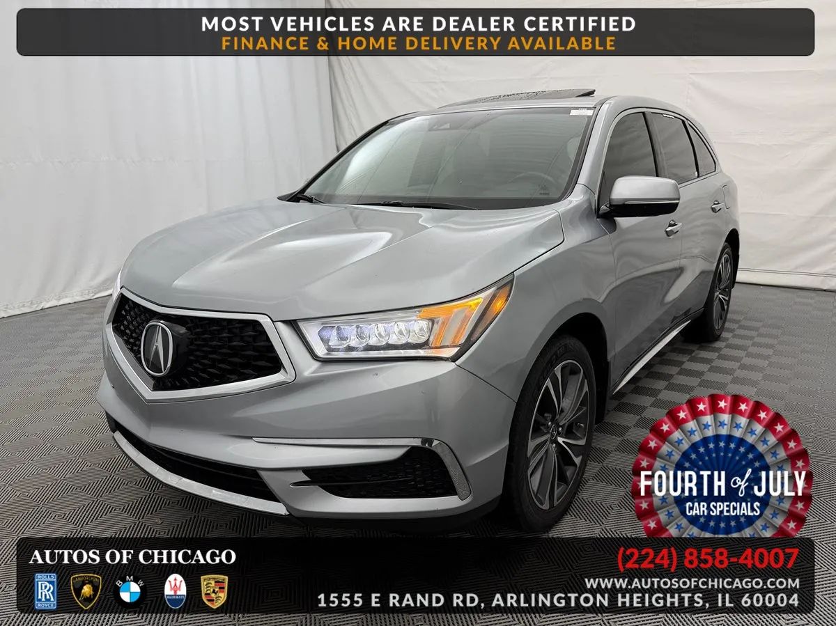 Lunar Silver Metallic 2020 Acura MDX SUV / Crossover All-Wheel Drive Automatic