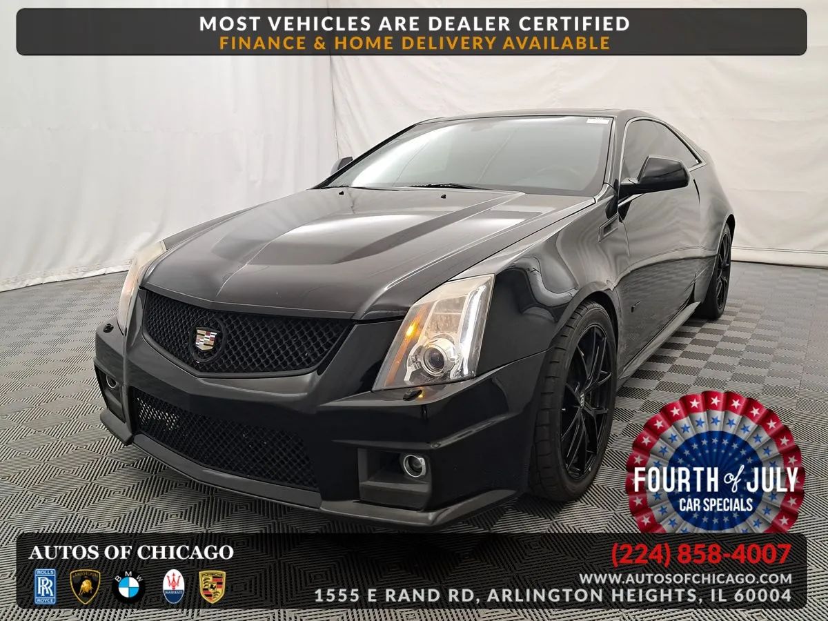 Black Raven 2013 Cadillac CTS-V Coupe Coupe Rear-Wheel Drive Automatic