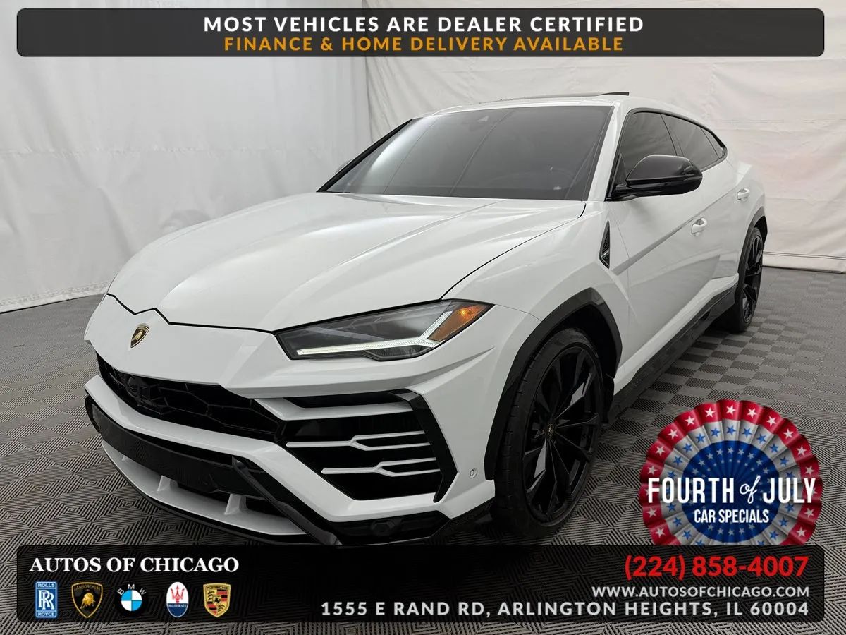 White 2021 Lamborghini Urus SUV / Crossover All-Wheel Drive Automatic