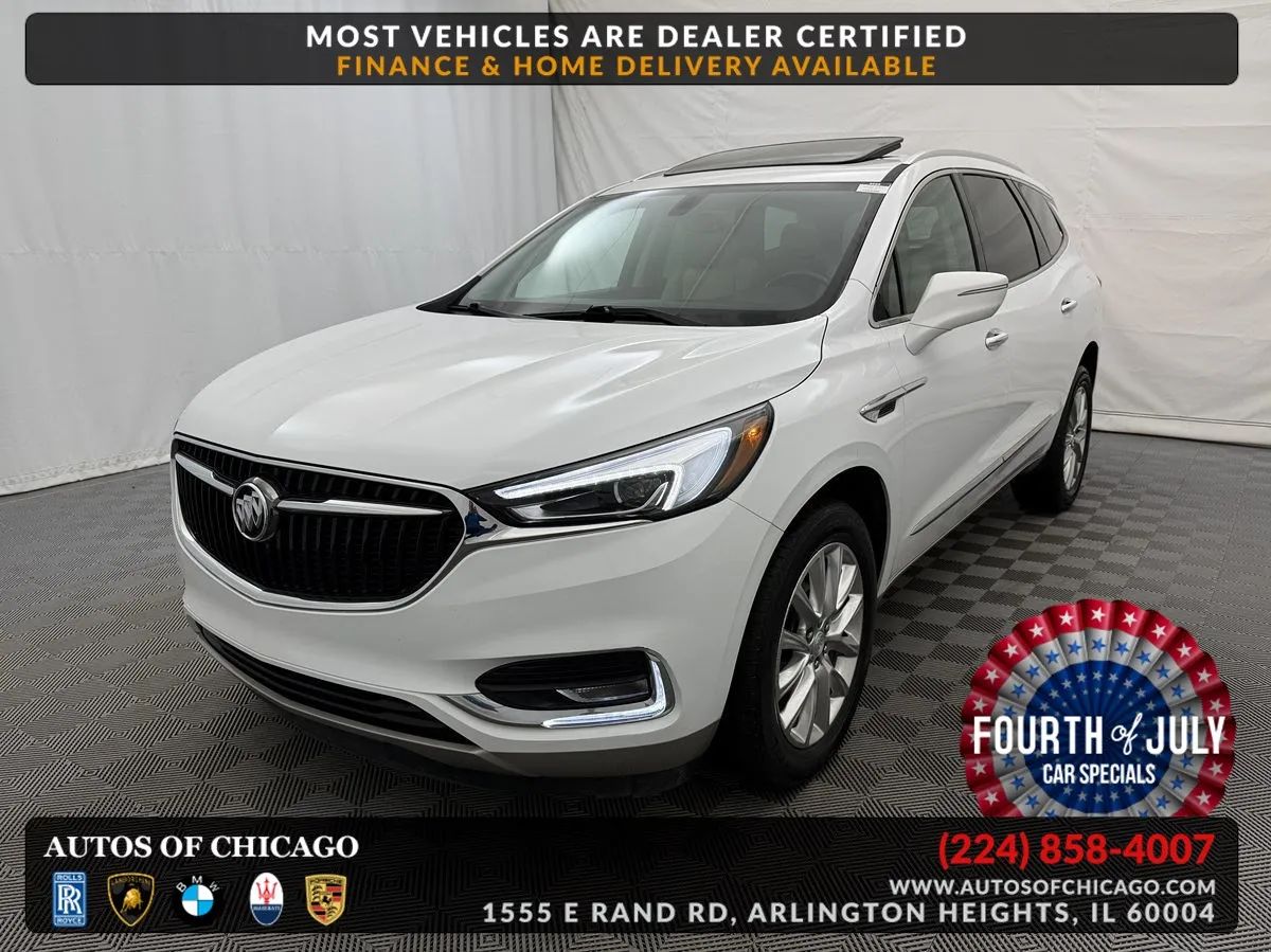 White 2021 Buick Enclave SUV / Crossover Four-Wheel Drive Automatic