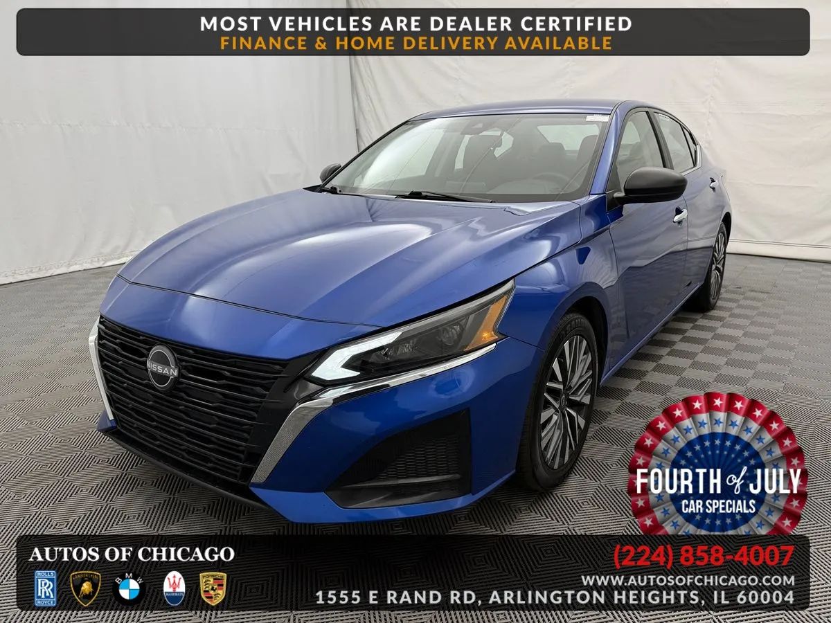 Blue 2025 Nissan Altima Sedan Front-Wheel Drive Automatic
