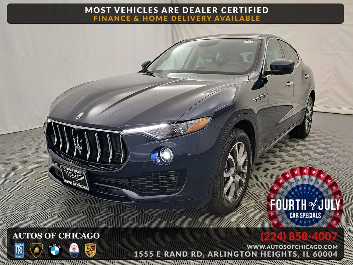 Blu Nobile Tri-Coat 2021 Maserati Levante SUV / Crossover All-Wheel Drive Automatic
