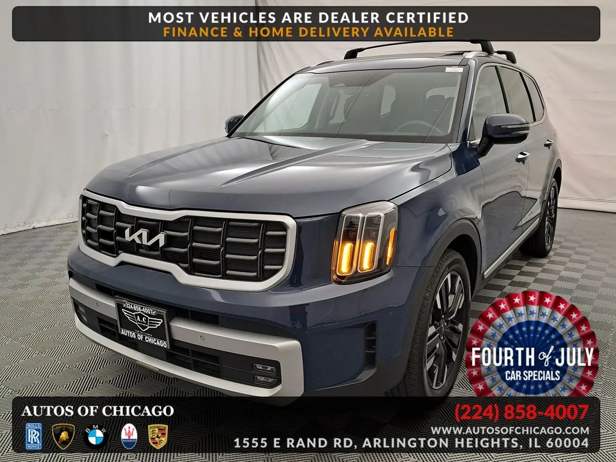 Blue 2024 Kia Telluride SUV / Crossover All-Wheel Drive Automatic