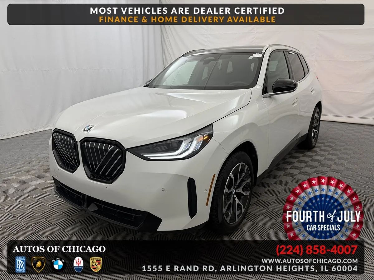 White 2025 BMW X3 SUV / Crossover All-Wheel Drive Automatic