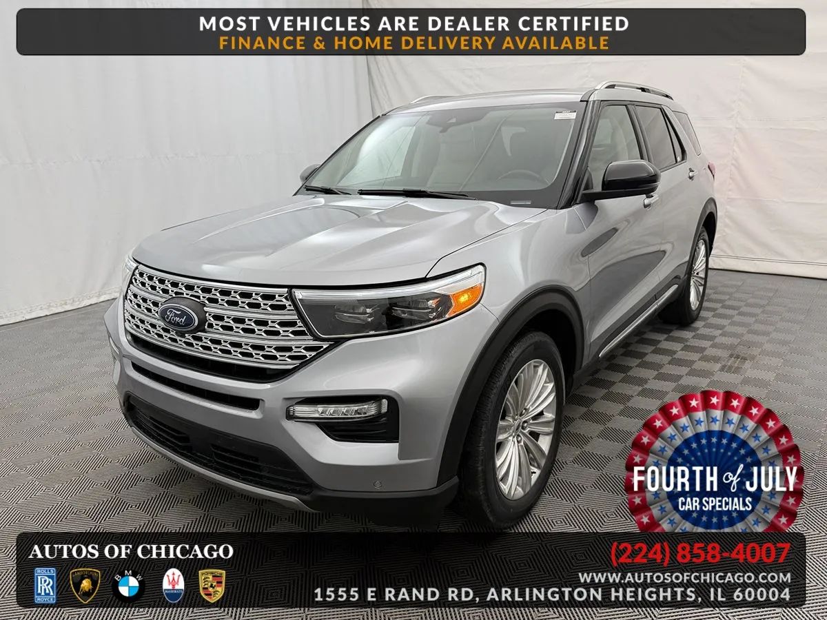 Silver 2020 Ford Explorer SUV / Crossover All-Wheel Drive Automatic