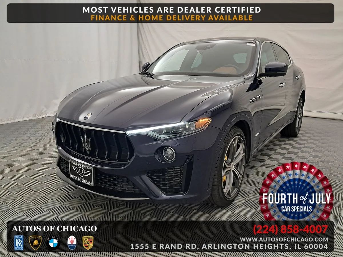Blue 2021 Maserati Levante SUV / Crossover All-Wheel Drive Automatic