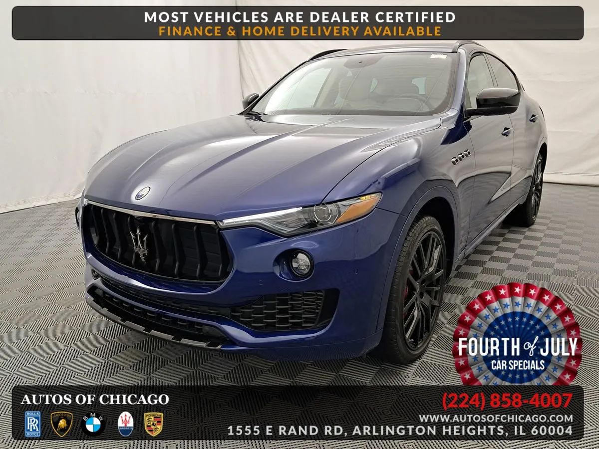 Blue 2021 Maserati Levante SUV / Crossover All-Wheel Drive Automatic