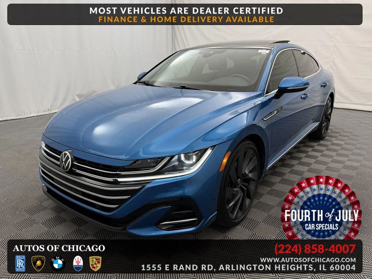 Blue 2023 Volkswagen Arteon Sedan All-Wheel Drive Automatic