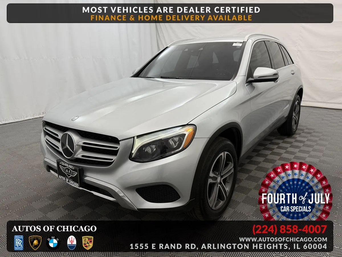 Silver 2017 Mercedes-Benz GLC SUV / Crossover All-Wheel Drive Automatic