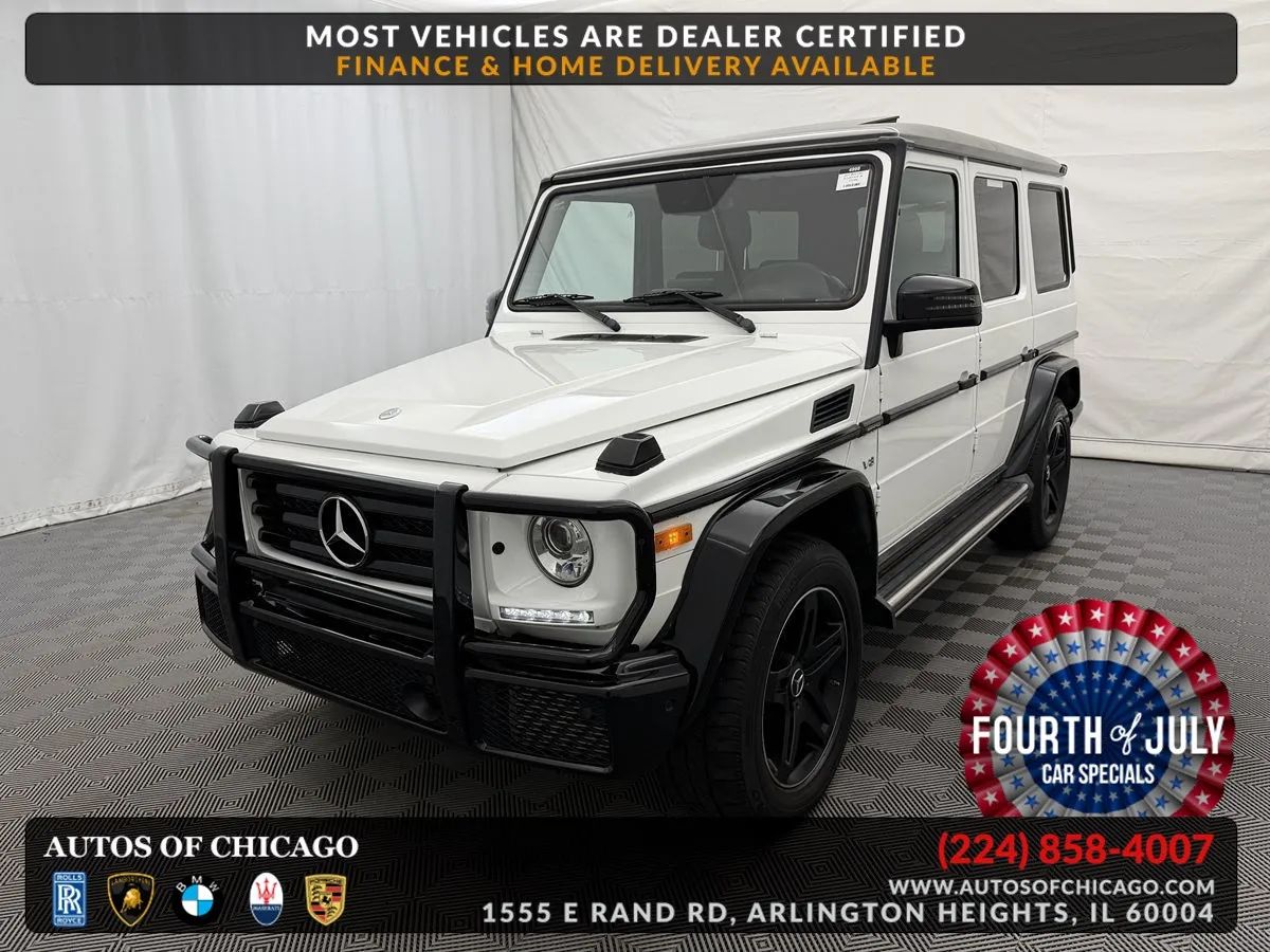 White 2017 Mercedes-Benz G-Class SUV / Crossover All-Wheel Drive Automatic