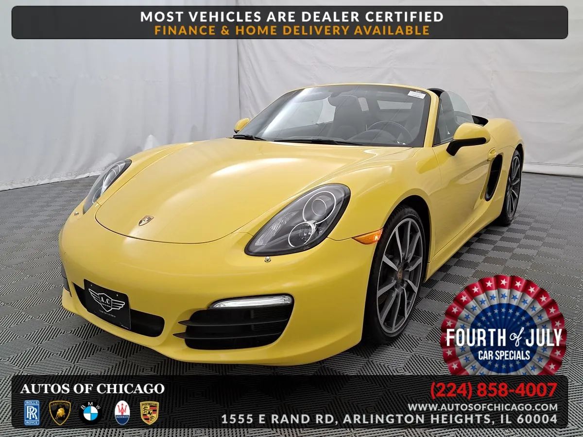 Racing Yellow 2013 Porsche Boxster Convertible Rear-Wheel Drive Manual