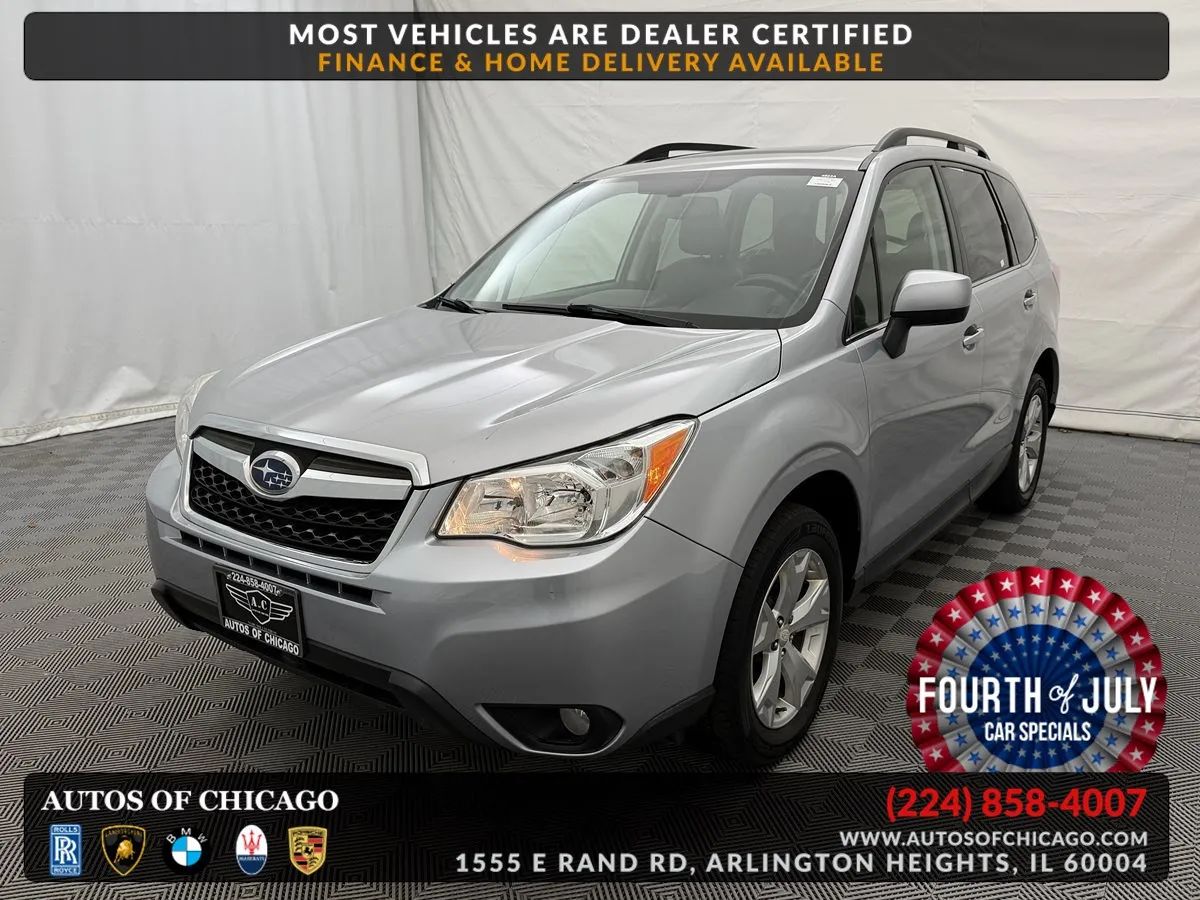 Ice Silver Metallic 2016 Subaru Forester SUV / Crossover All-Wheel Drive Automatic