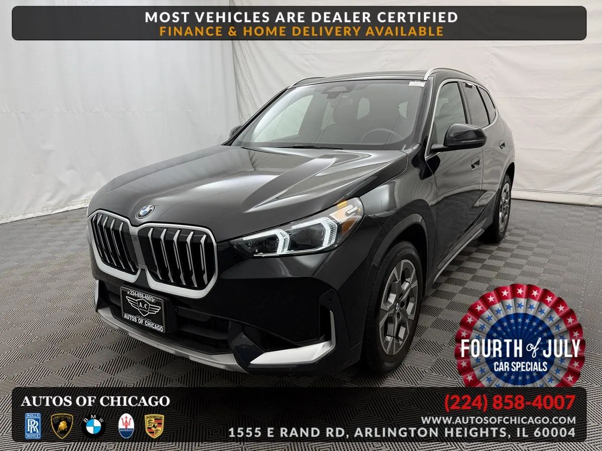 Black 2025 BMW X1 SUV / Crossover All-Wheel Drive Automatic