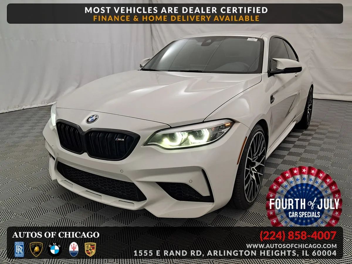 White 2020 BMW M2 Coupe Rear-Wheel Drive Automatic