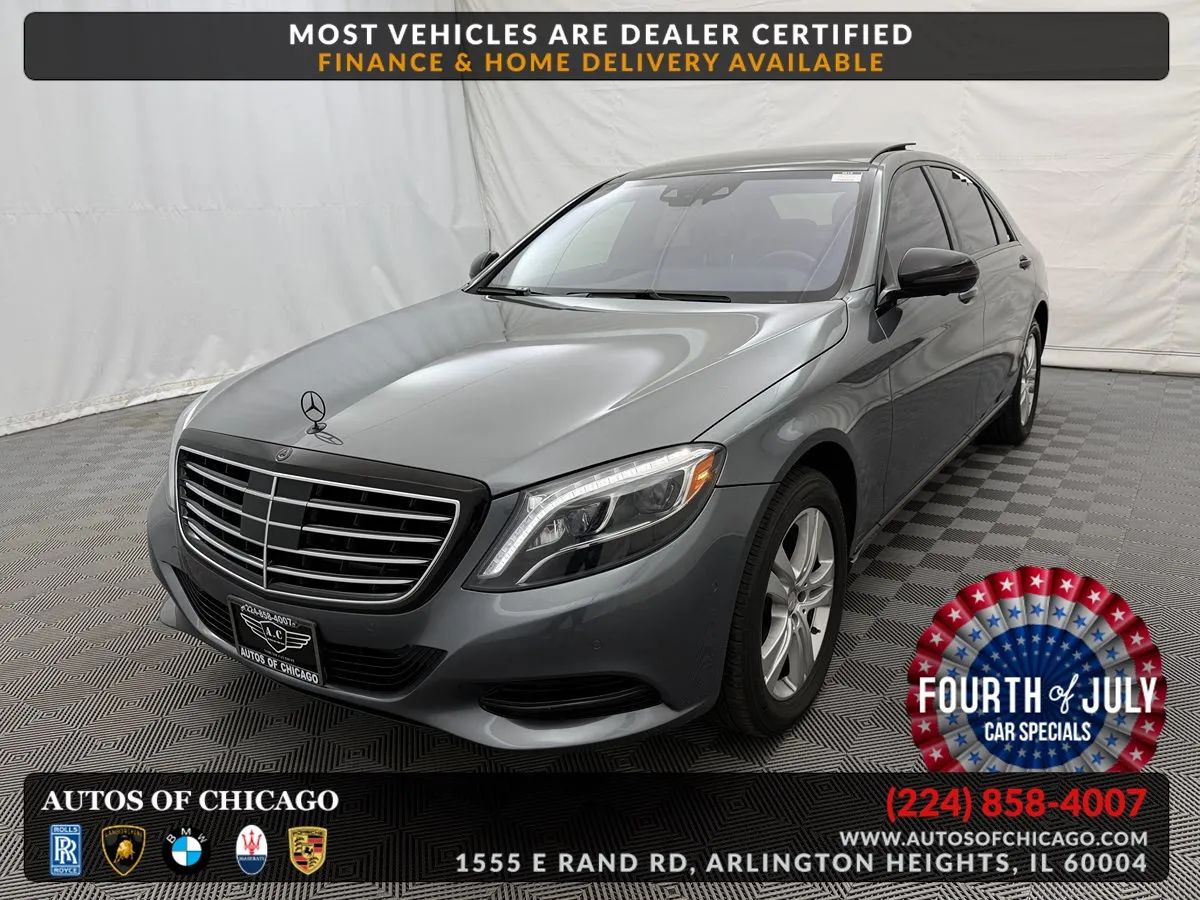 Gray 2017 Mercedes-Benz S-Class Sedan All-Wheel Drive Automatic