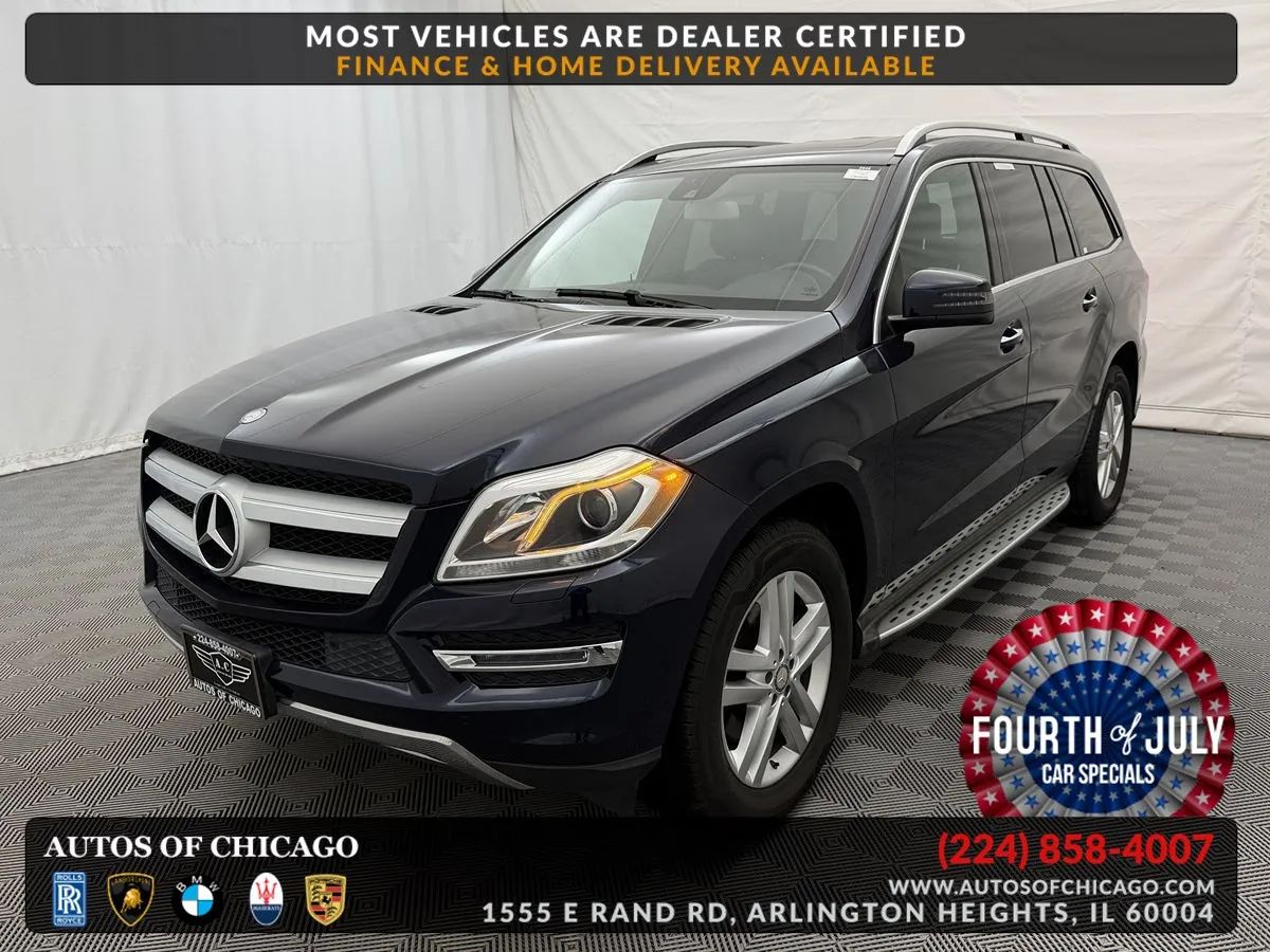Lunar Blue Metallic 2014 Mercedes-Benz GL-Class SUV / Crossover All-Wheel Drive Automatic