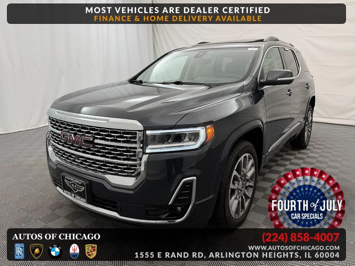 Hunter Metallic 2021 GMC Acadia SUV / Crossover Four-Wheel Drive Automatic