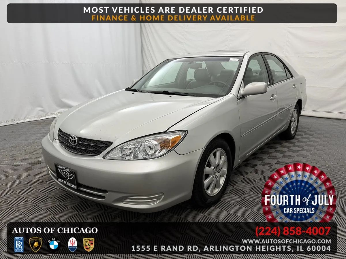 Silver 2002 Toyota Camry Sedan Front-Wheel Drive Automatic