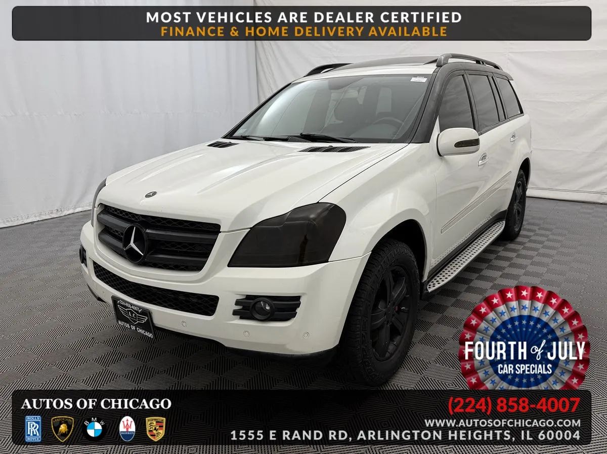 White 2008 Mercedes-Benz GL-Class SUV / Crossover All-Wheel Drive Automatic