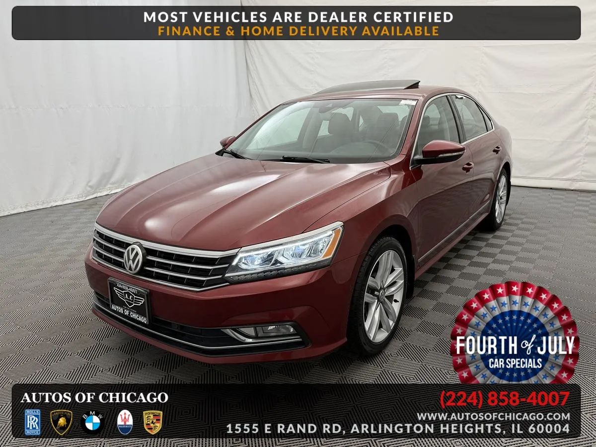 Fortana Red 2016 Volkswagen Passat Sedan Front-Wheel Drive Automatic