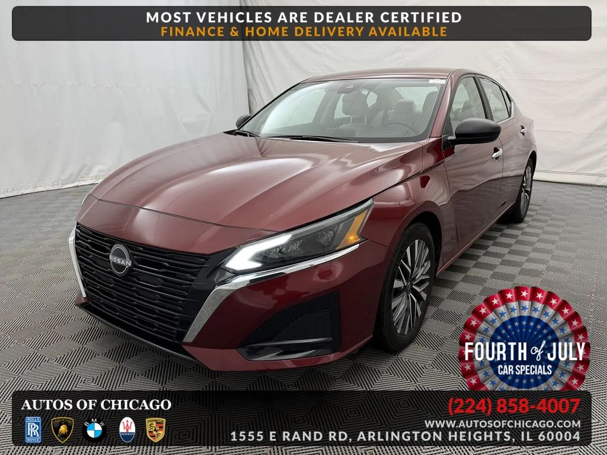 Red 2025 Nissan Altima Sedan Front-Wheel Drive Automatic