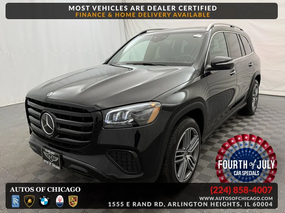 Black 2025 Mercedes-Benz GLS SUV / Crossover All-Wheel Drive Automatic