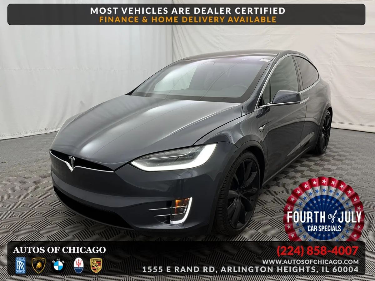 Gray 2019 Tesla Model X SUV / Crossover Automatic