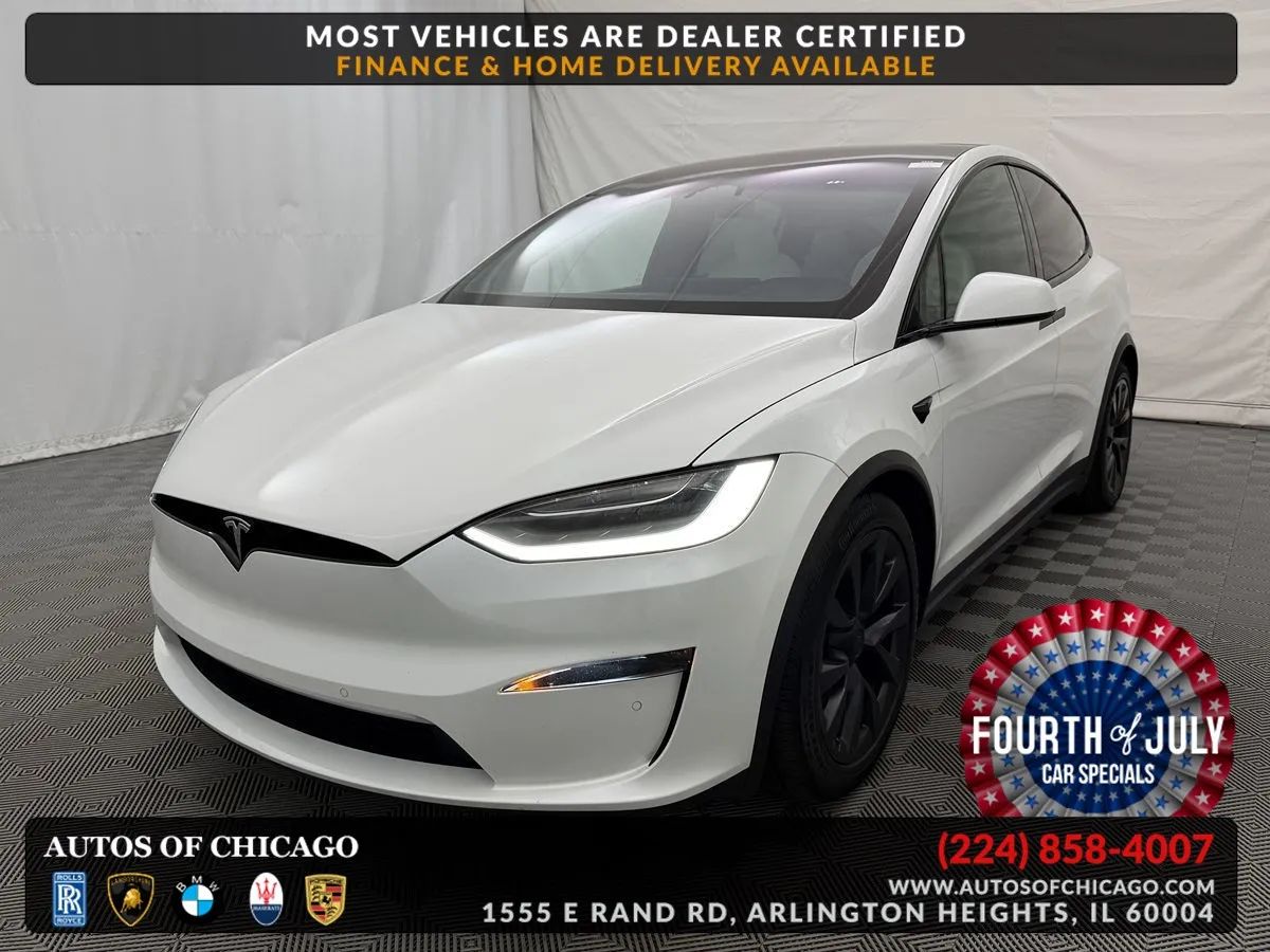 White 2022 Tesla Model X SUV / Crossover All-Wheel Drive Automatic