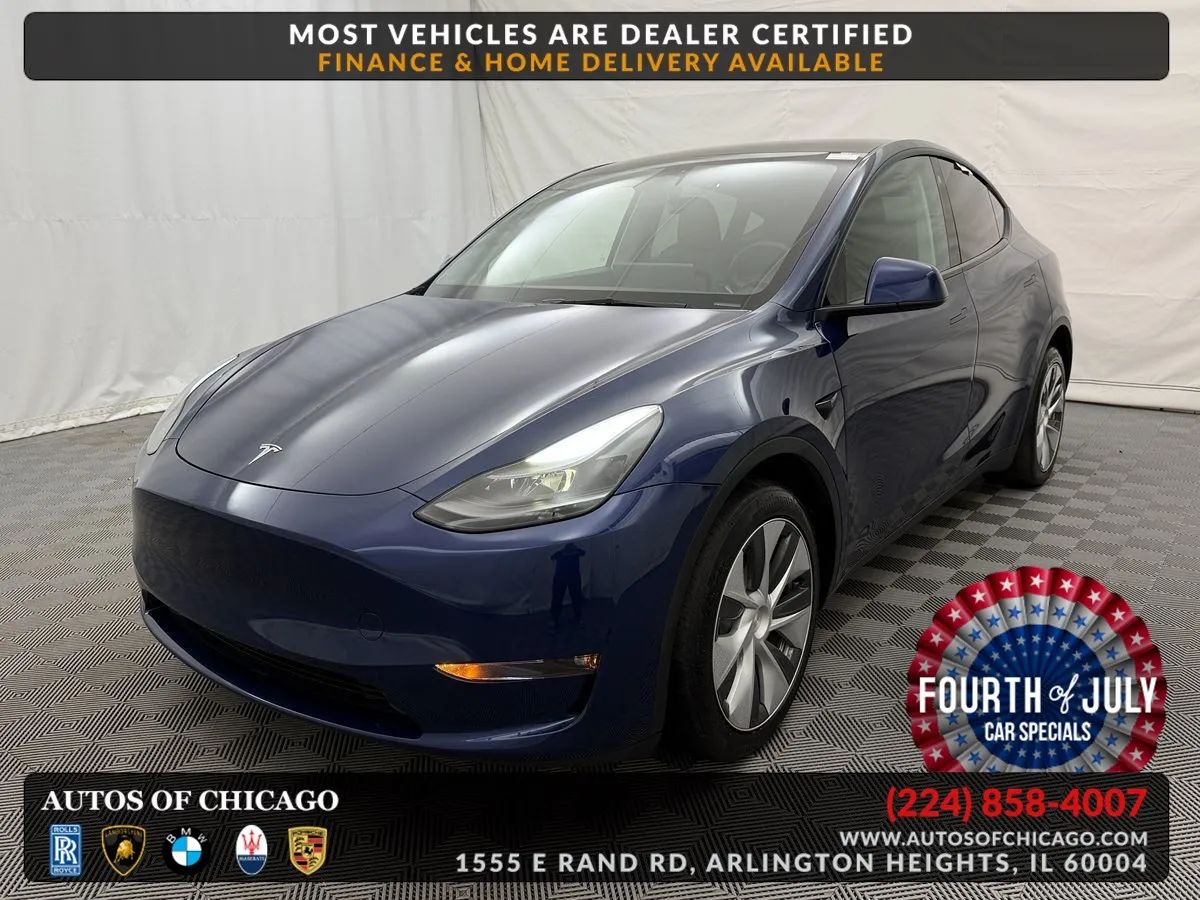 Deep Blue Metallic 2023 Tesla Model Y SUV / Crossover All-Wheel Drive Automatic