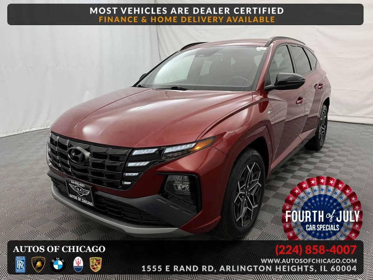 Red 2022 Hyundai Tucson SUV / Crossover All-Wheel Drive Automatic