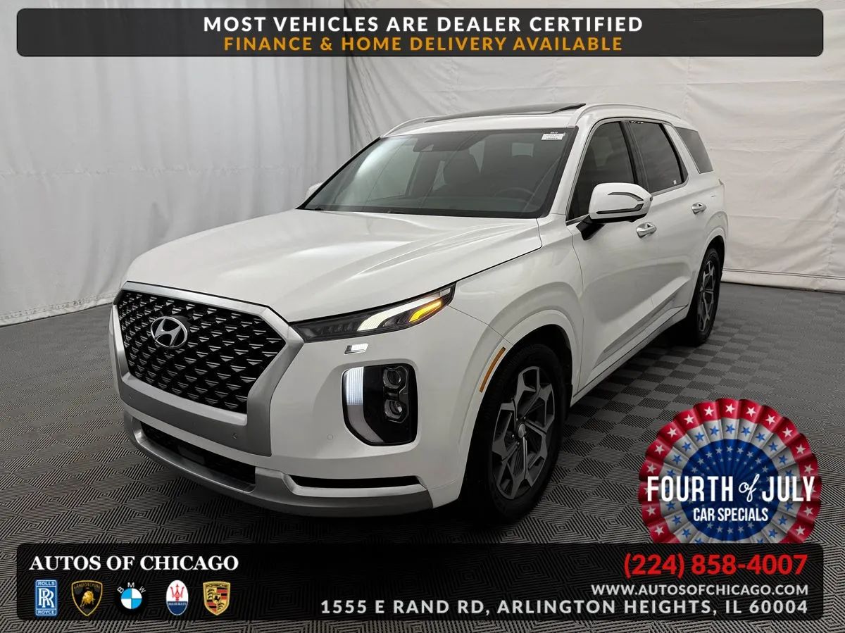 White 2021 Hyundai Palisade SUV / Crossover All-Wheel Drive Automatic