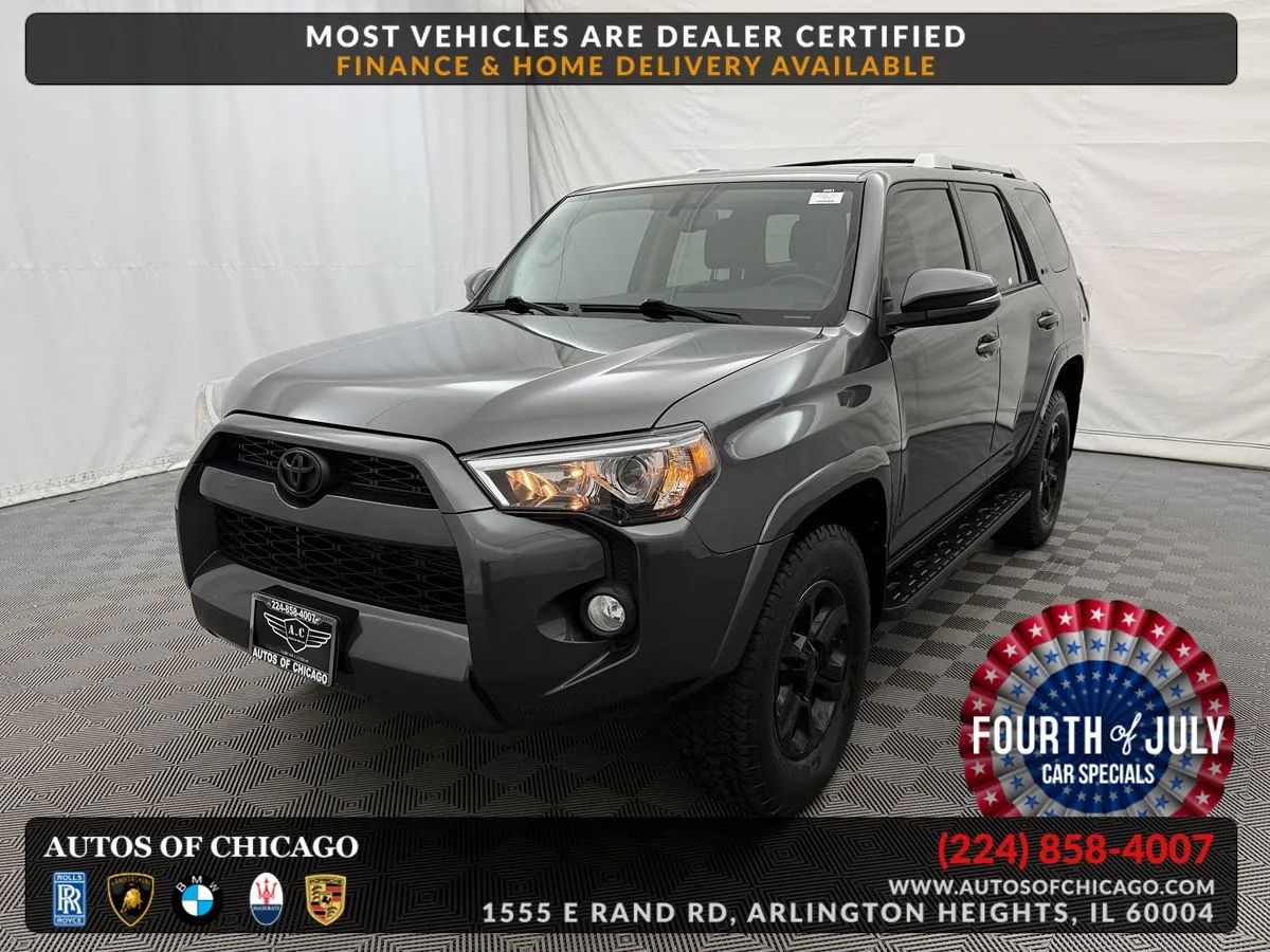 Gray 2018 Toyota 4Runner SUV / Crossover Four-Wheel Drive Automatic
