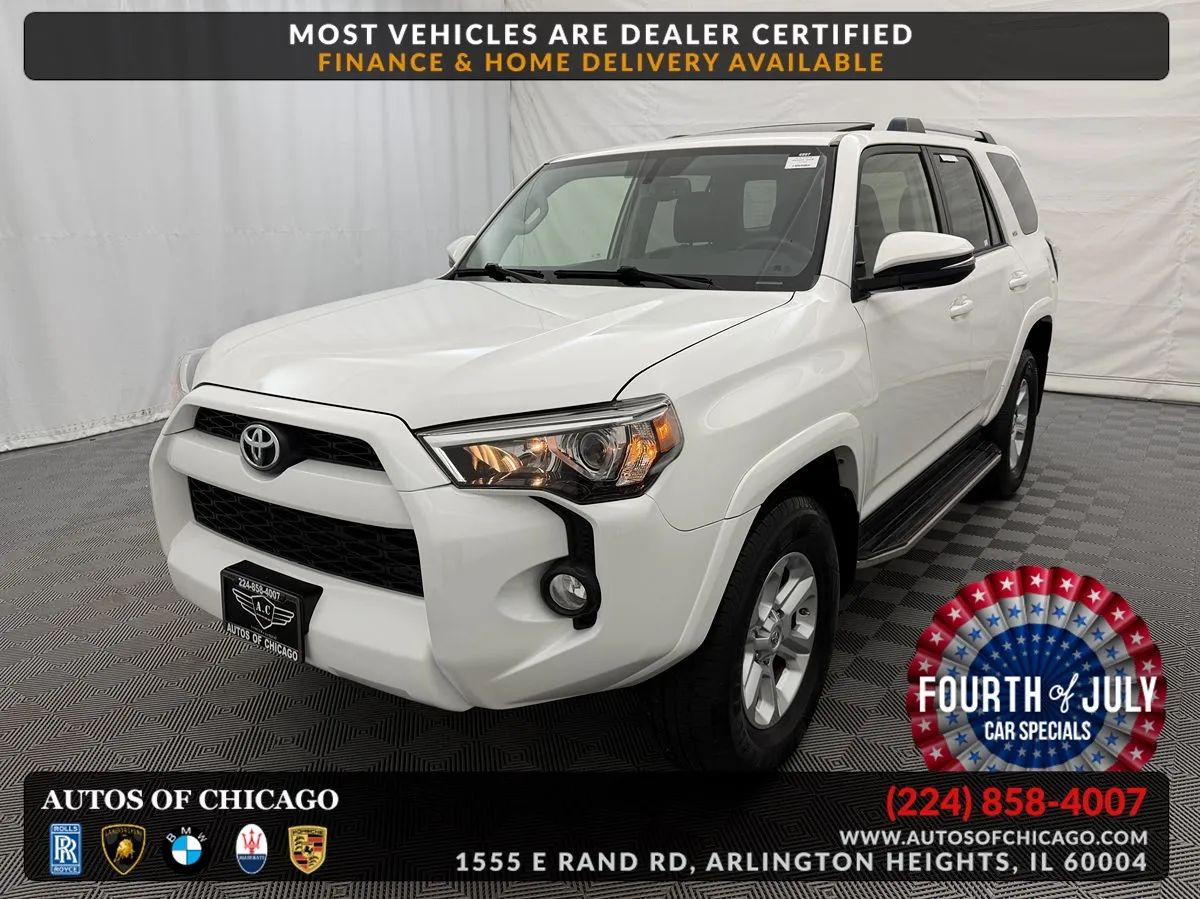 White 2019 Toyota 4Runner SUV / Crossover Four-Wheel Drive Automatic