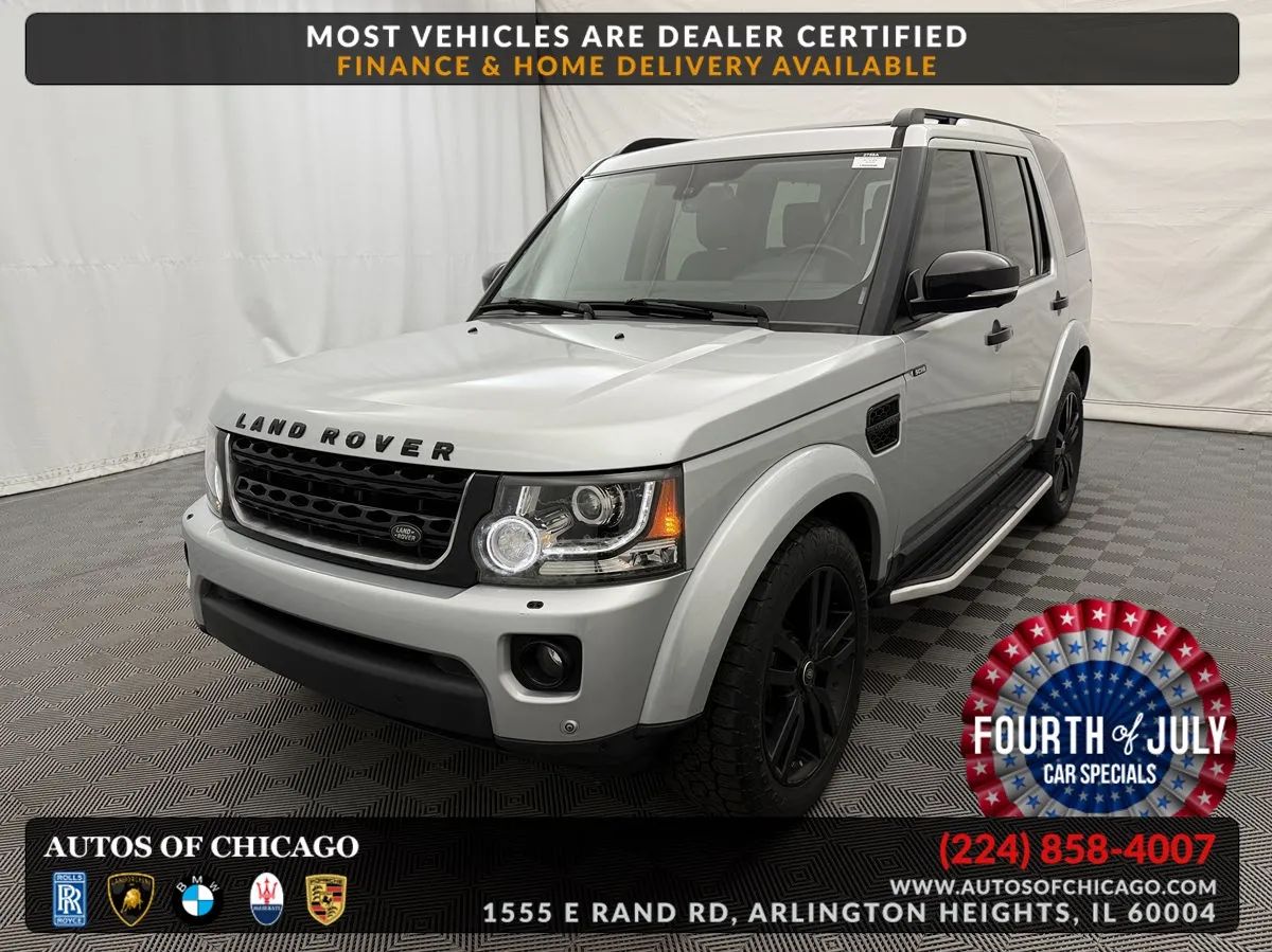 Silver 2016 Land Rover LR4 SUV / Crossover All-Wheel Drive Automatic
