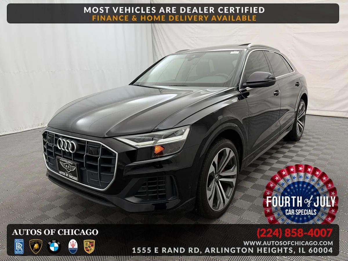 Black 2019 Audi Q8 SUV / Crossover All-Wheel Drive Automatic