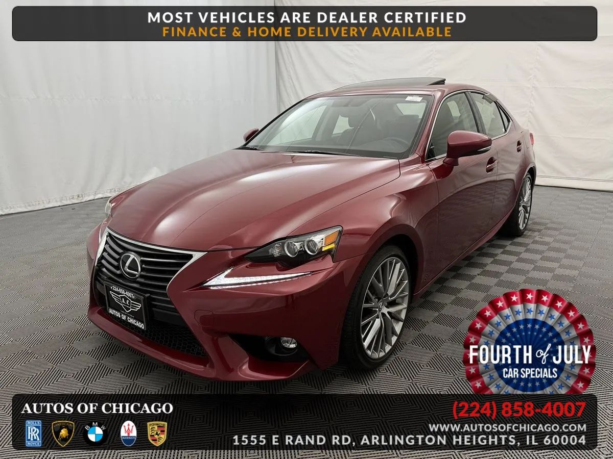 Matador Red Mica 2015 Lexus IS Sedan All-Wheel Drive Automatic