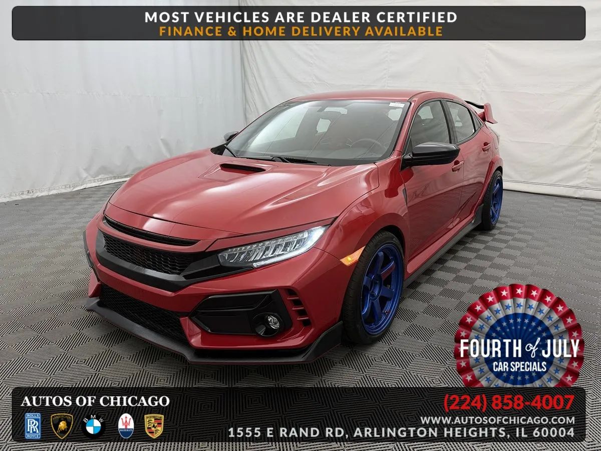 Rallye Red 2018 Honda Civic Type R Hatchback Front-Wheel Drive Manual