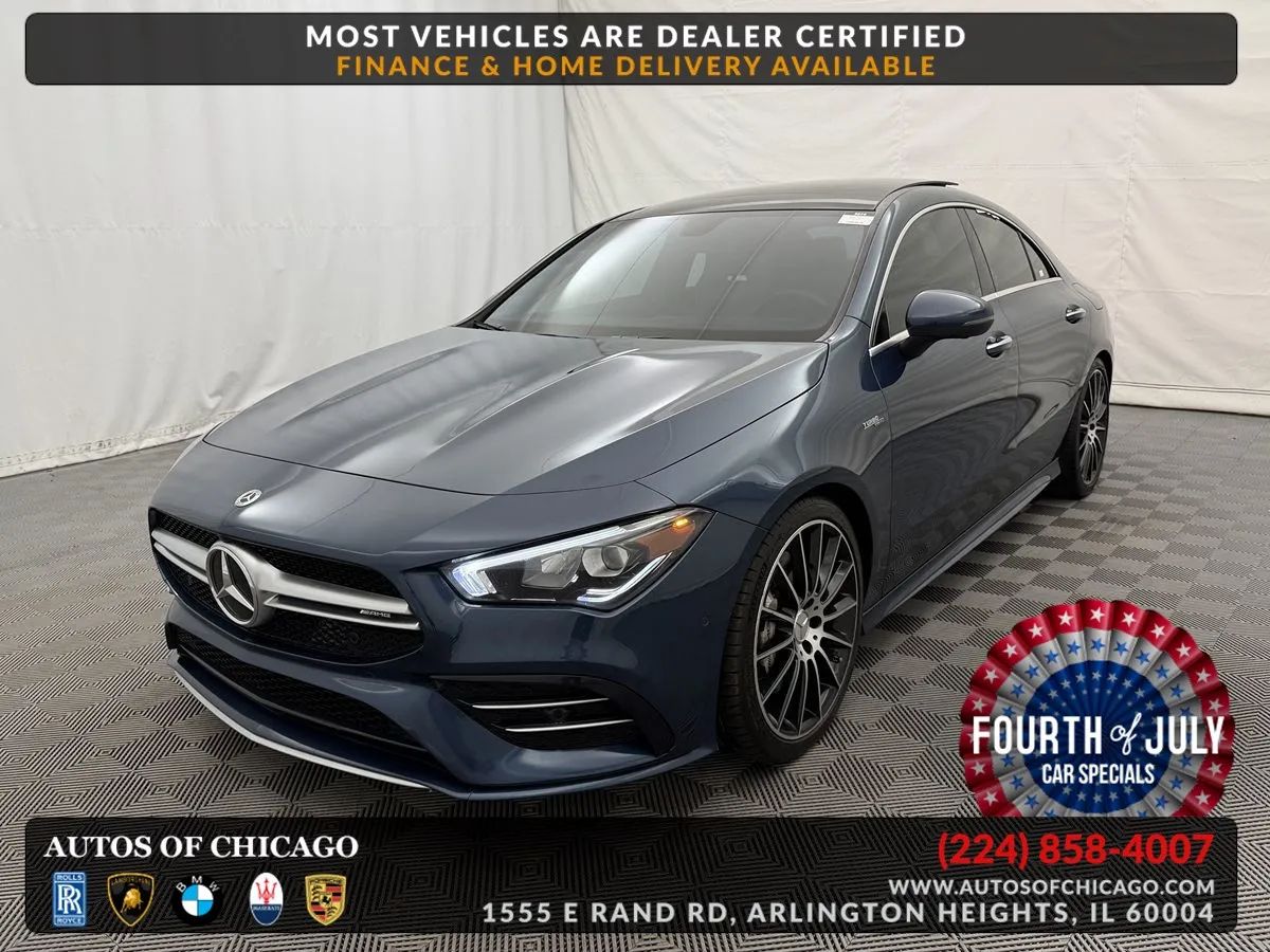 Gray 2022 Mercedes-Benz CLA Coupe All-Wheel Drive Automatic