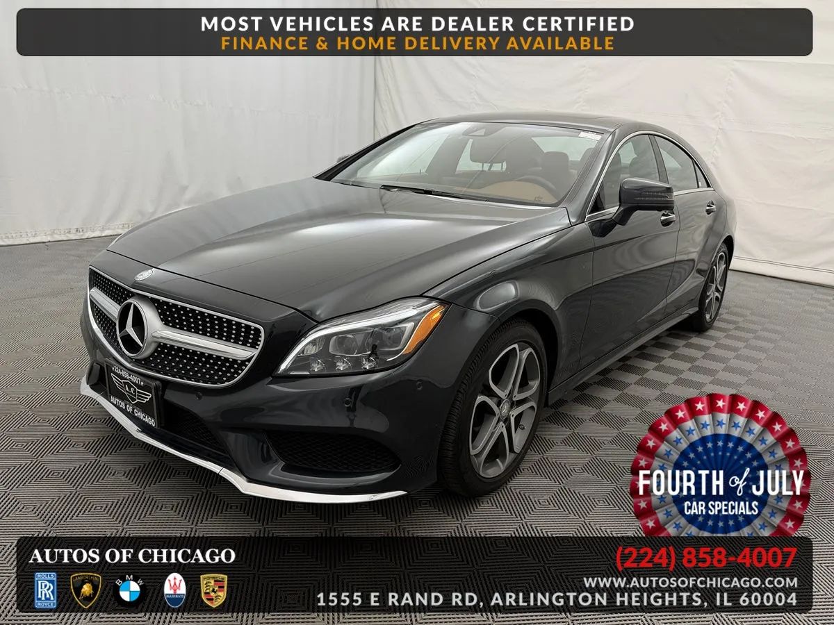 Gray 2015 Mercedes-Benz CLS Sedan All-Wheel Drive Automatic