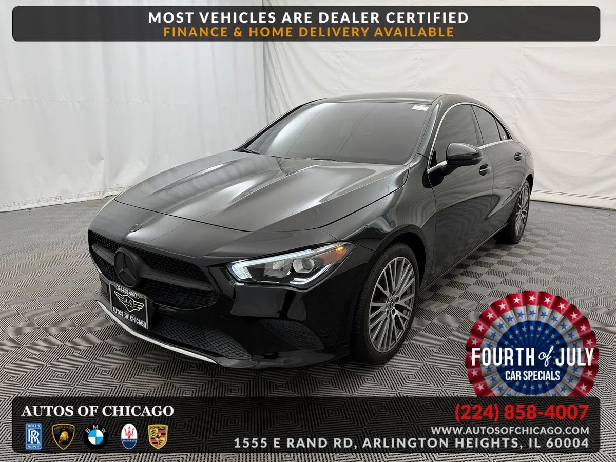 Black 2020 Mercedes-Benz CLA Coupe All-Wheel Drive Automatic