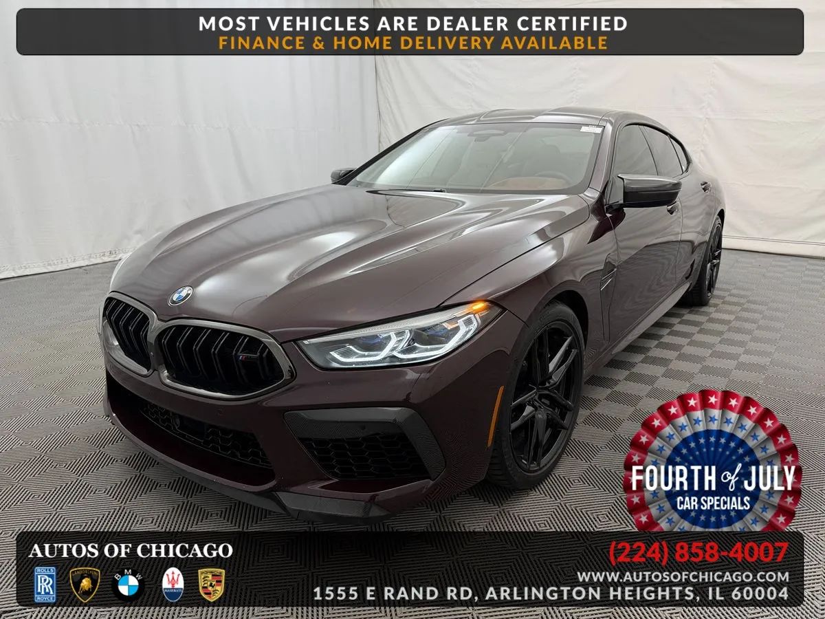 Red 2021 BMW M8 Coupe All-Wheel Drive Automatic