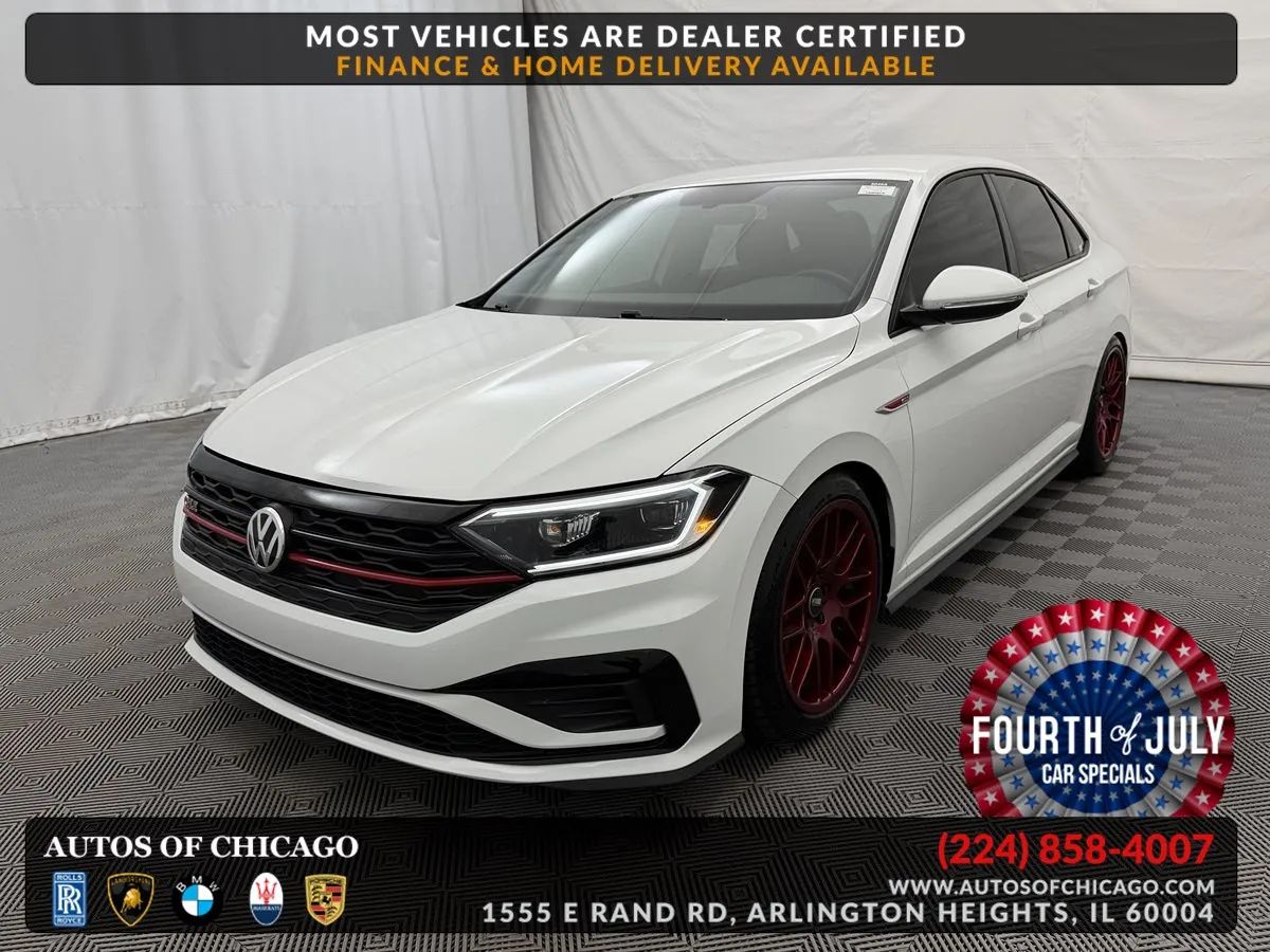 White 2021 Volkswagen Jetta GLI Sedan Front-Wheel Drive Manual
