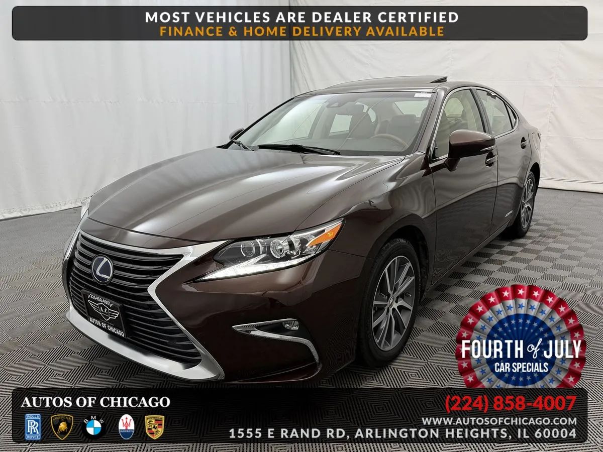 Autumn Shimmer 2018 Lexus ES Hybrid Sedan Front-Wheel Drive Automatic