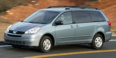Red 2005 Toyota Sienna Minivan Front-Wheel Drive Automatic